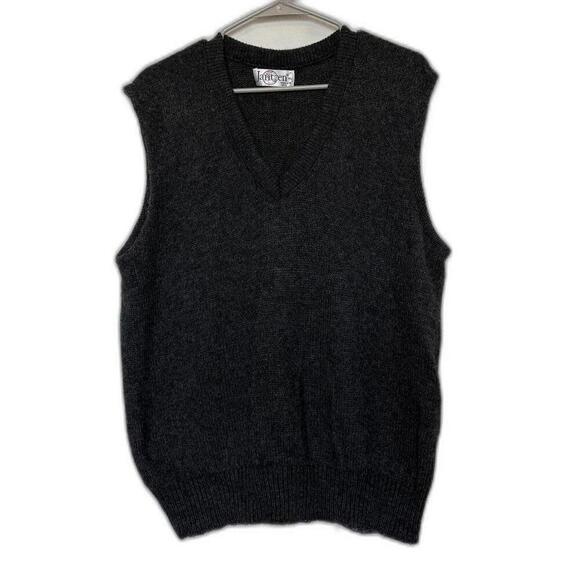 Jantzen Other - Vintage Jantzen Men Gray Knitted Sweater Vest V-Neck